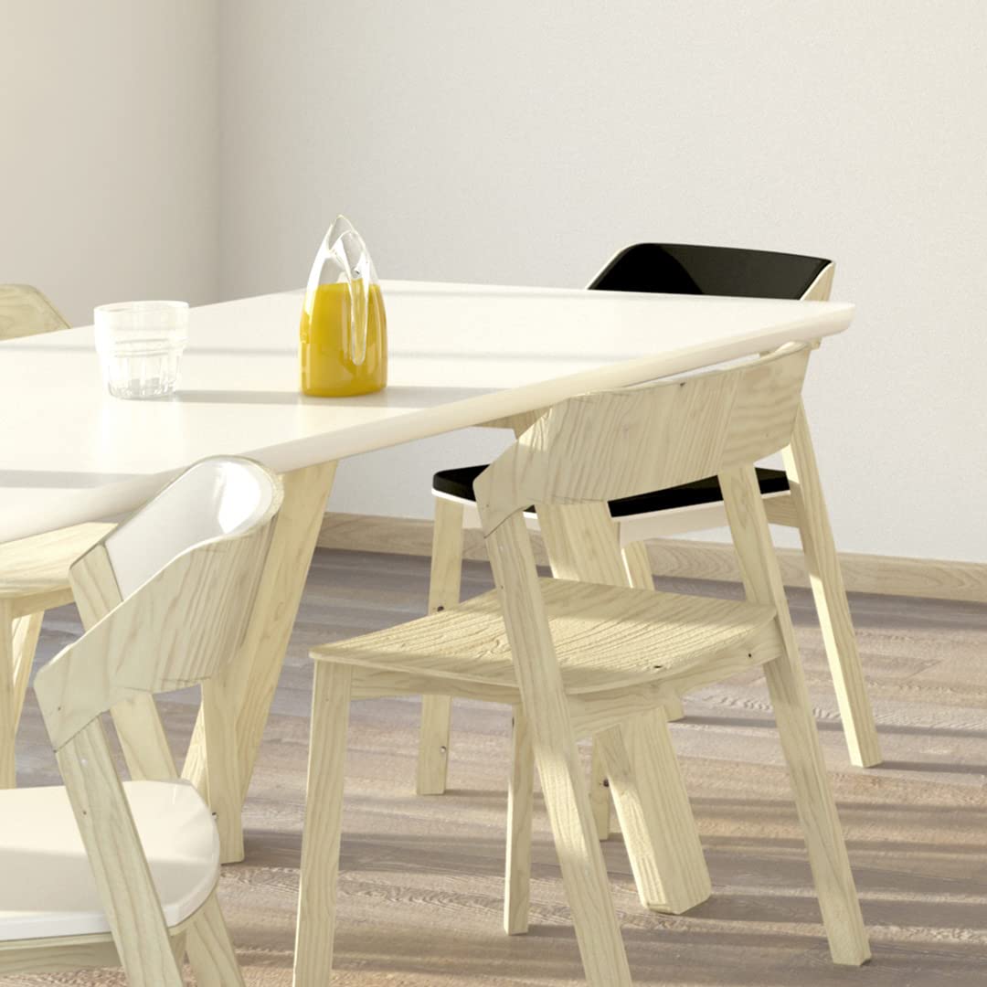 TWE Tucci Wood Essence Battiscopa Legno Verniciato Naturale Rovere Moderno per Interni Made in Italy Resistente a Lavaggi al 100% Confezione x1 (10x70x2400) mm