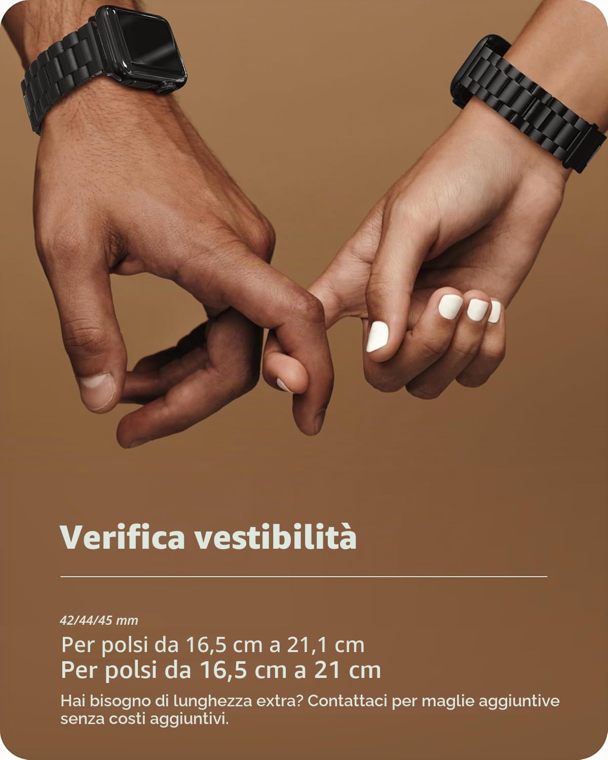Fullmosa Cinturino per Apple Watch 44mm 45mm 42mm 46mm 49mm 40mm 41mm 38mm, Cinturino Acciaio Inossidabile Compatibile con Apple Watch Ultra3/SE3 2 1 Serie 11 10 9 8 7 6 5 4 3, per Uomo e Donna, Nero