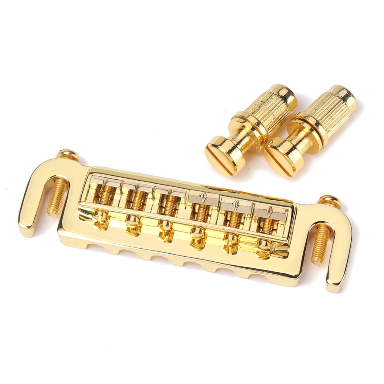 VICASKY Replacement Electric Guitar Bridge Saddle Roller Saddle Guitar Accessories for Tailpiece