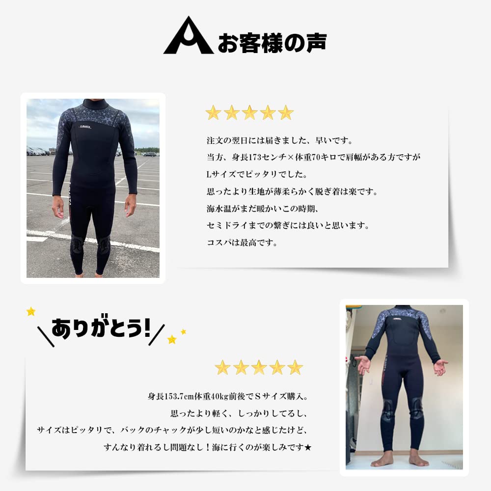 Amazon | AIRFRIC（エアーフリック）ウェットスーツ メンズ レディース