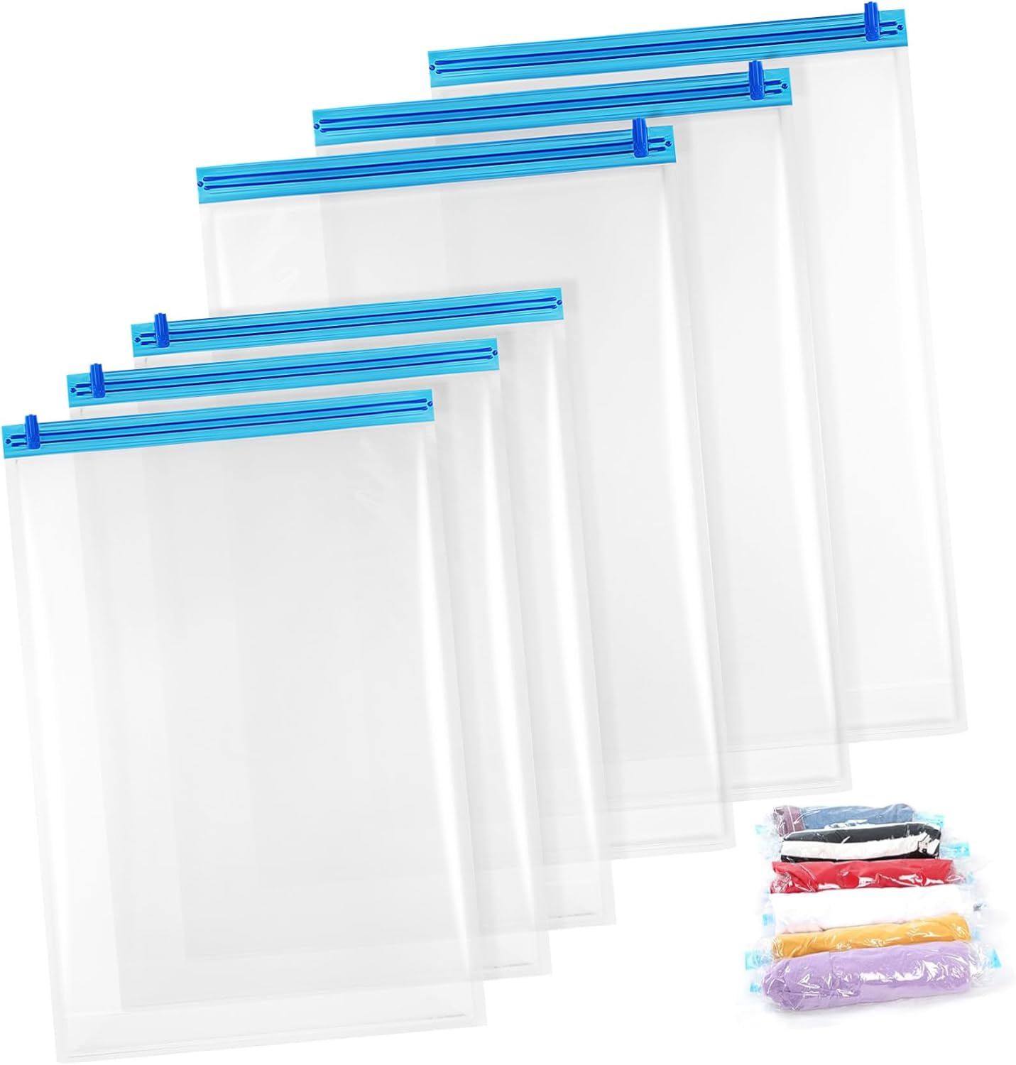 BESTOYARD 12 Pcs Compression Bag Storage Bags Vacuum Sealed