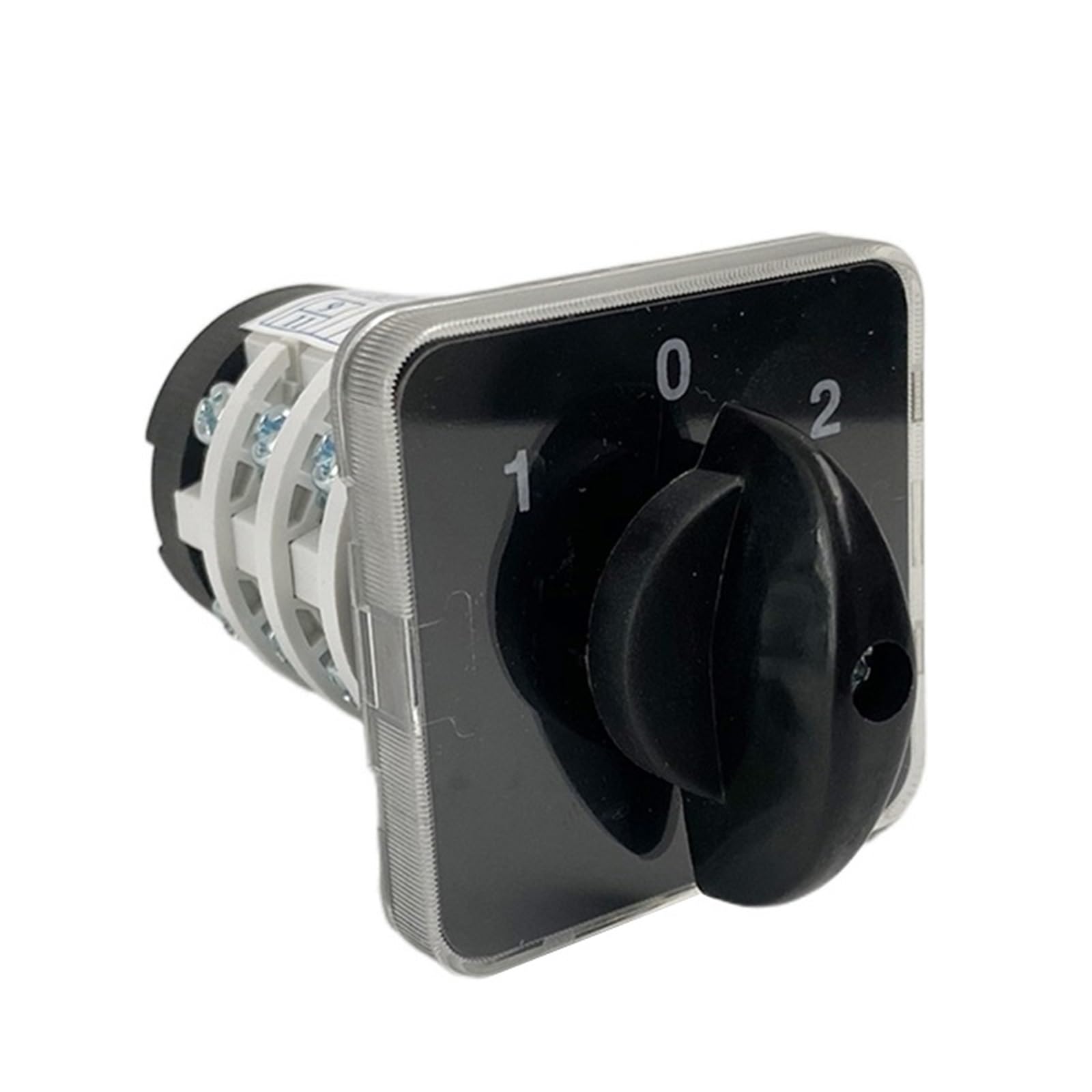 Interruptor de Leva YMZ12-20/3, eléctrico, de 3 Posiciones, con Contacto Plateado, con Enclavamiento, 20 A, 690 V, Control de 3 Polos, Interruptor de Transferencia rotativo