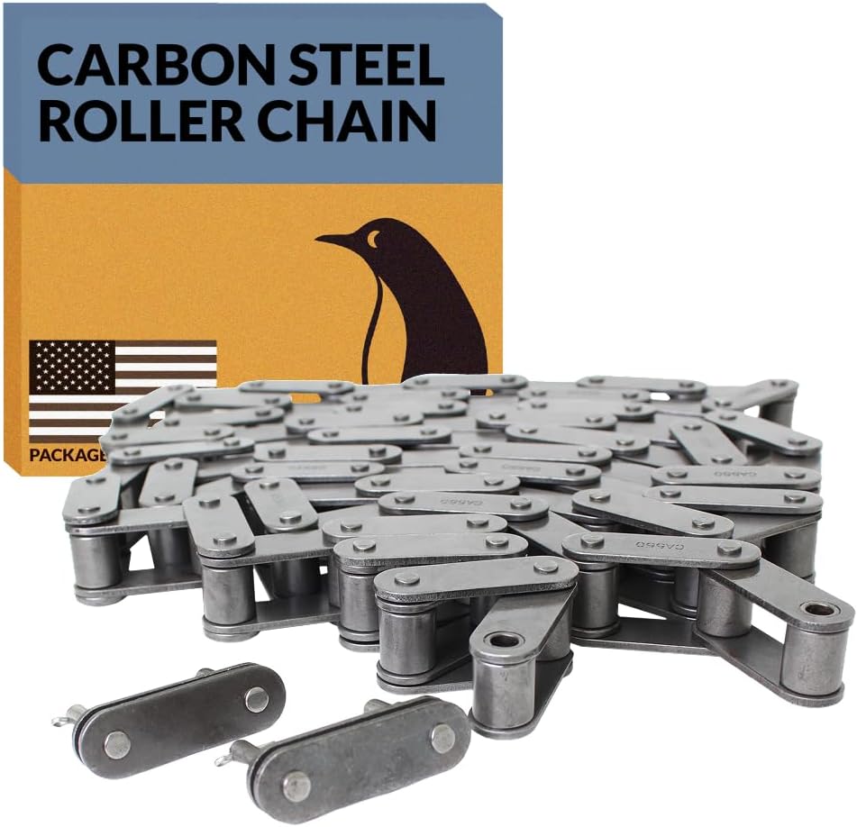 PGN CA550 Agricultural Conveyor Roller Chain x 10 FT + 2 Connecting Links