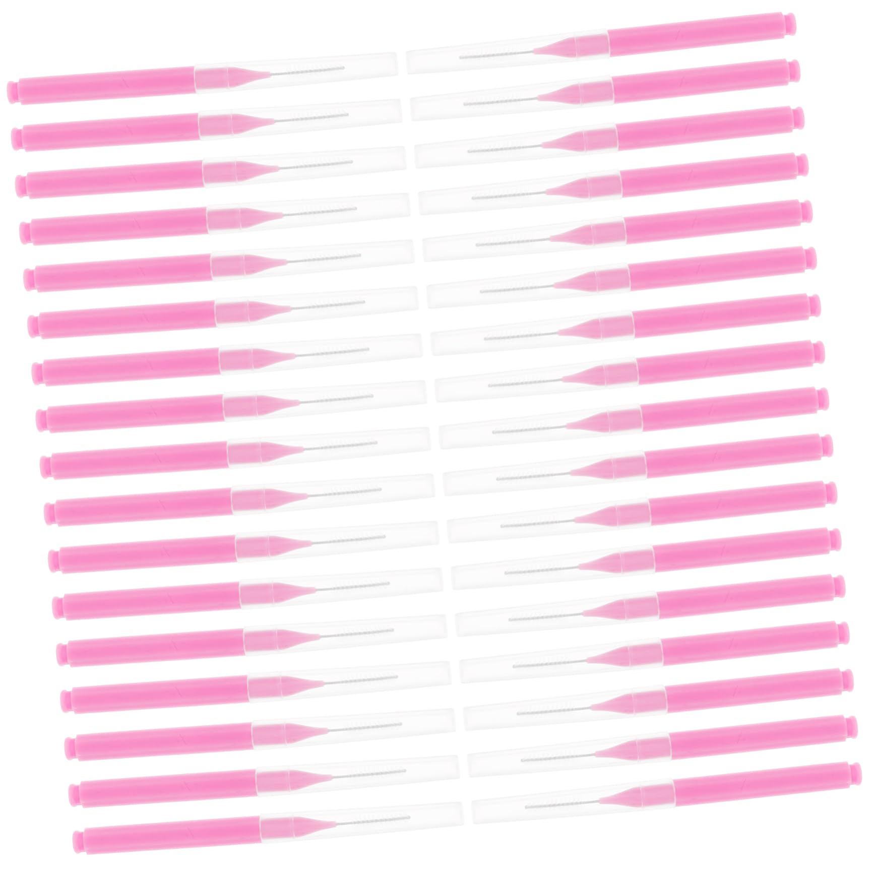 NAMOARLY Interdental Brush Set 100pcs Portable Toothpick Brush for for Gaps Between
