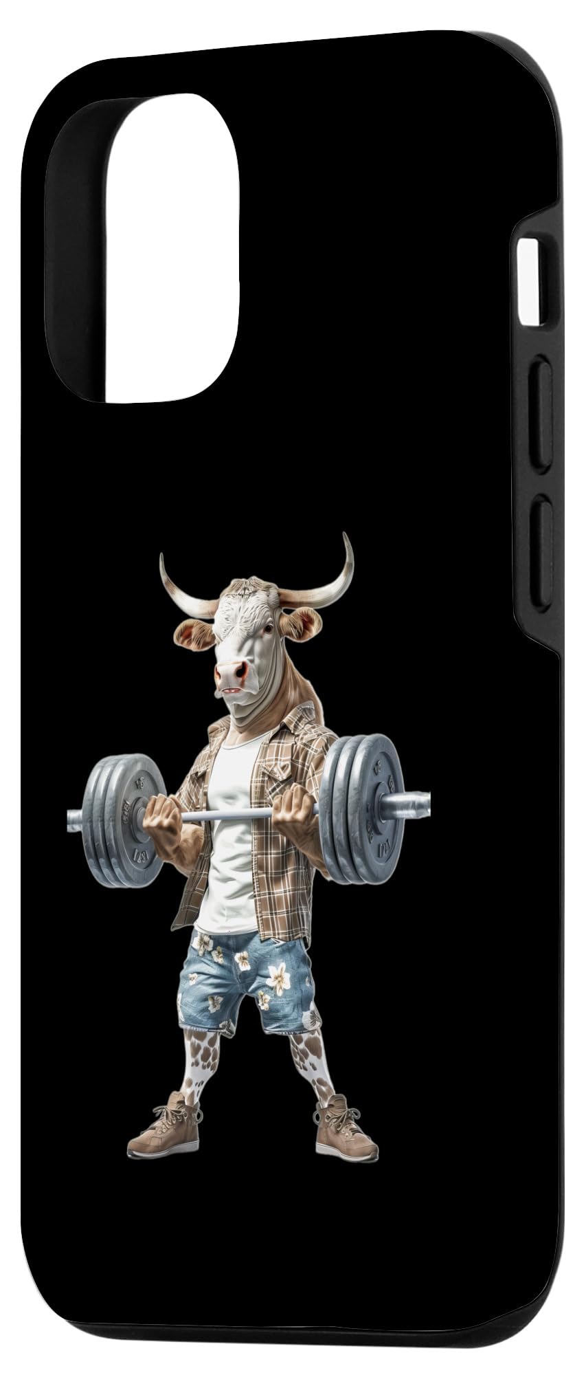 iPhone 15 Cow Barbell Case - Image 2