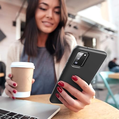 Miniatura 6 de Funda para Galaxy A52 5G y 4G, funda de silicona líquida con forro de microfibra, diseño grueso a prueba de golpes, funda de goma de gel suave para