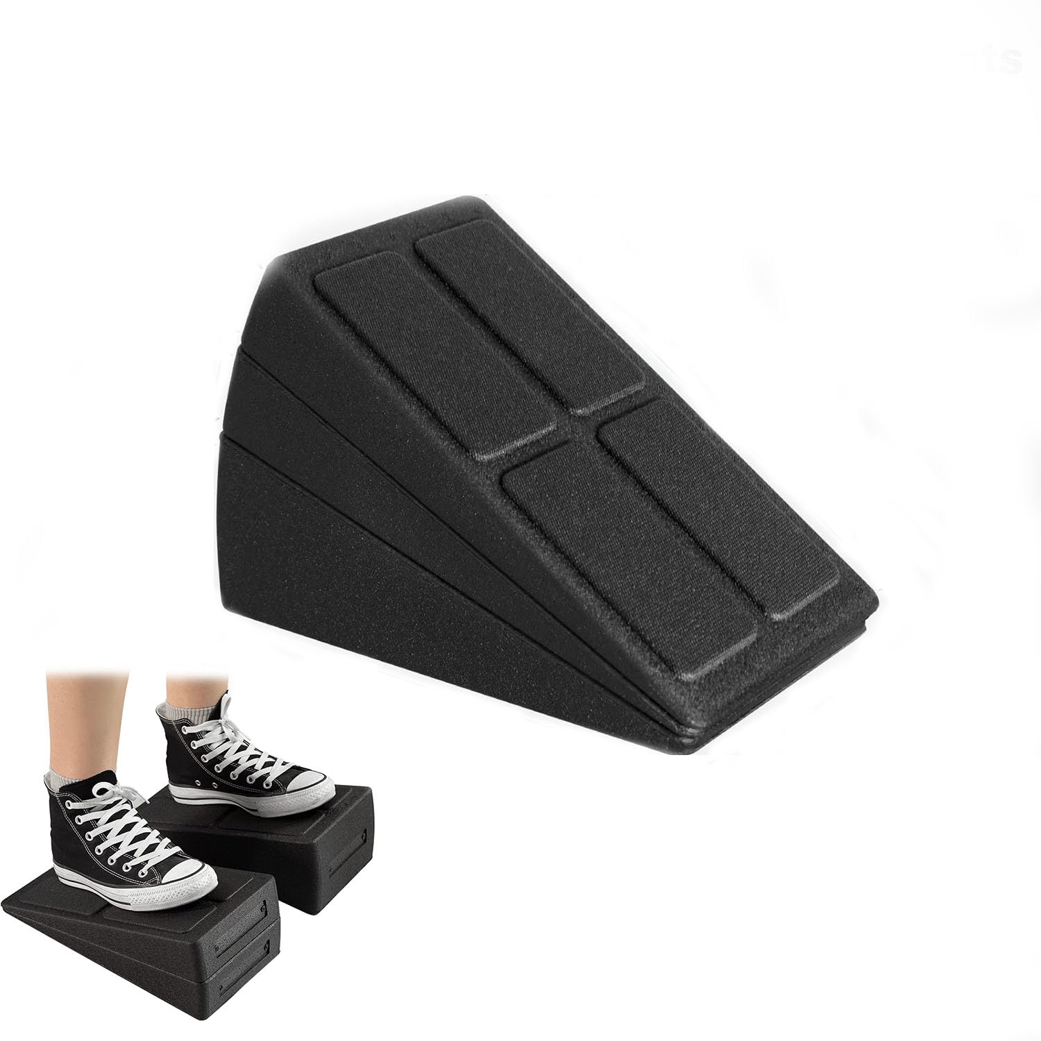 Joyzzz Slant Board, 3 Pcs Adjustable Angles Foot Stretcher for Stretching Tight Calves or Plantar Fasciitis, Incline Board Exercise Rehab Training Equipment, Calf Stretch Board for Home Exercise