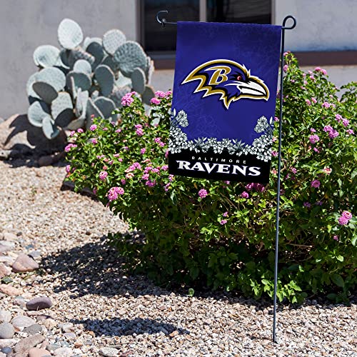 Image of Rico Industries NFL Standard /Primary 13 inch x 18 inch Double Sided Garden Flag - Great Gift for Men, Women, & Fans