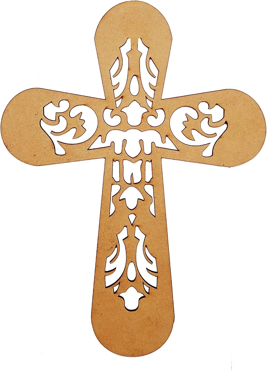 Purpledip Metal Cross with Glittering Gemstones: For Home, Altar or Car (11742)