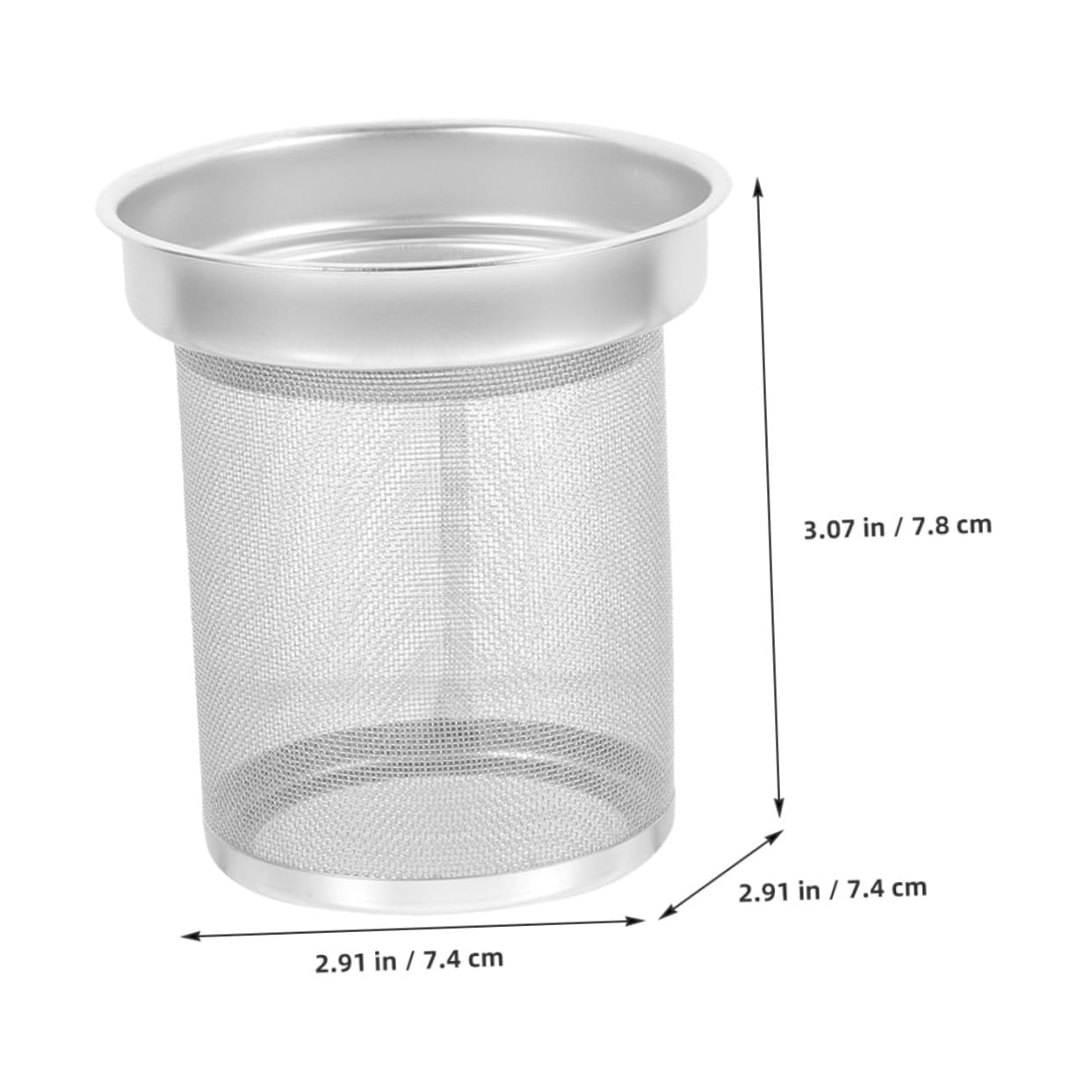 Infuseur à Thé Métal Filtre de Rechange pour Théière Résistant Rouille et Pratique pour Préparer un Thé Délicieux