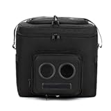 The #1 Cooler with Speakers on Amazon. 20-Watt Bluetooth Speakers for Parties/Festivals/Boat/Beach. Rechargeable, Works with iPhone & Android (Black)