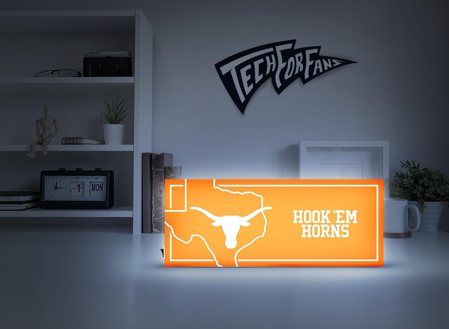 SOAR NCAA LED Ambience Light Box: Elevate Your Space with Officially Licensed Wall Décor