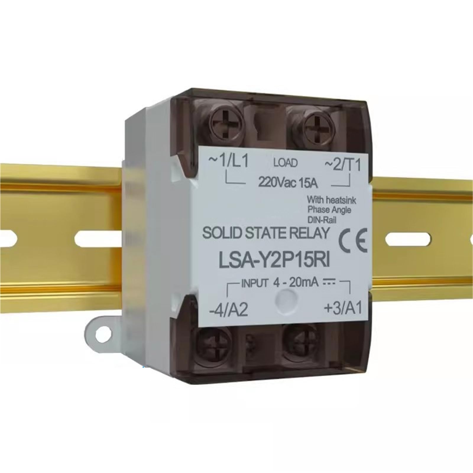 SSR 220V con control analógico 4-20 mA y modulación PWM para regulación térmica 5