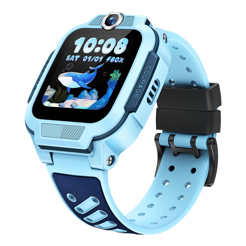 imoo Z3 Reloj Inteligente Niño, Kids Smartwatch con GPS Mundial, SOS, Control Parental, IP68, Modo Colegio, Video Llamadas HD, Voz, Chat, Pantalla1.5, 8GB, Vib, SIM, Reloj Niños Localizador