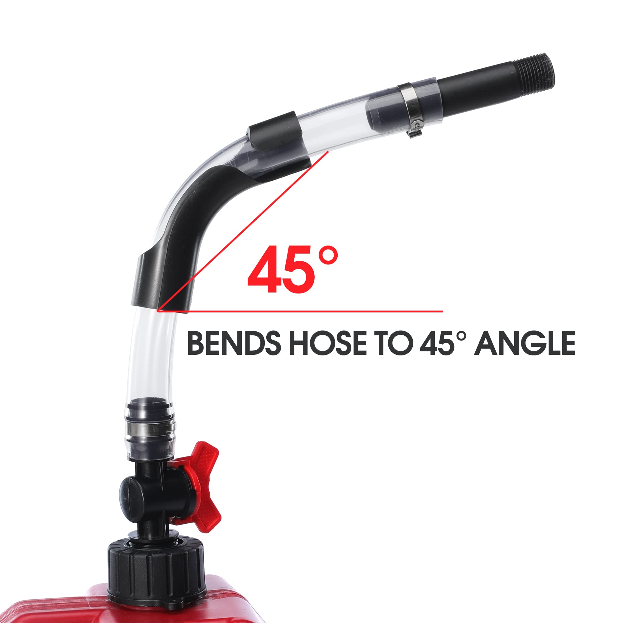Eapele 5-Pack Hose Benders For VP & Racing Fuel Cans - 1" Inside Diameter - Reduce Spills, Fit Gas Jugs & Tanks 2 thumbnail image