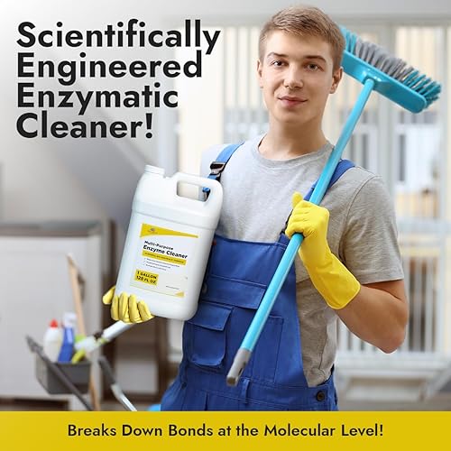 Miniatura 5 de NORTHWEST ENTERPRISES Limpiador enzimático multiusos - Limpiador enzimático doméstico y comercial, aroma fresco de limón (1 galón)