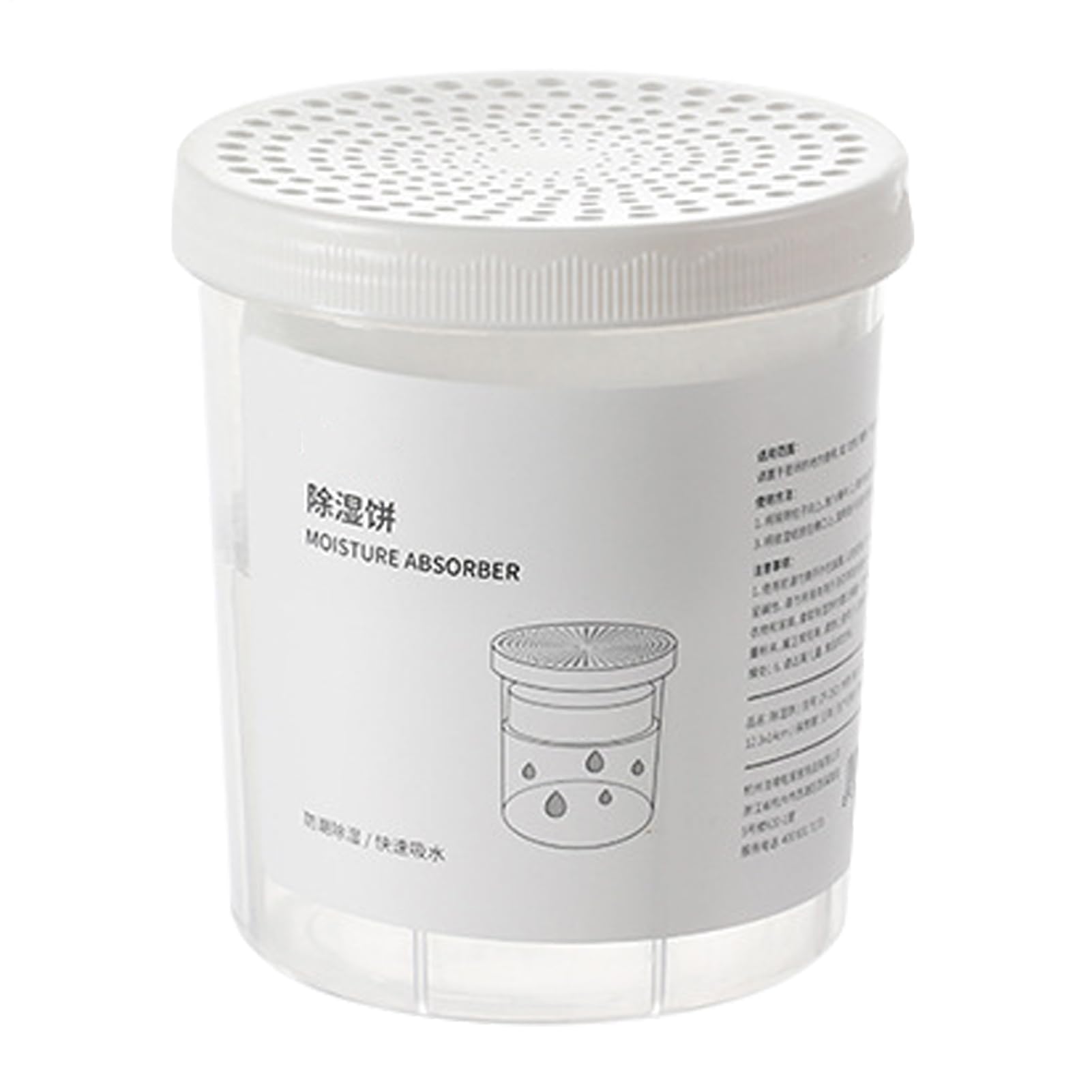Absorbeur d'humidité recharge anti-fuite pour armoire et voiture