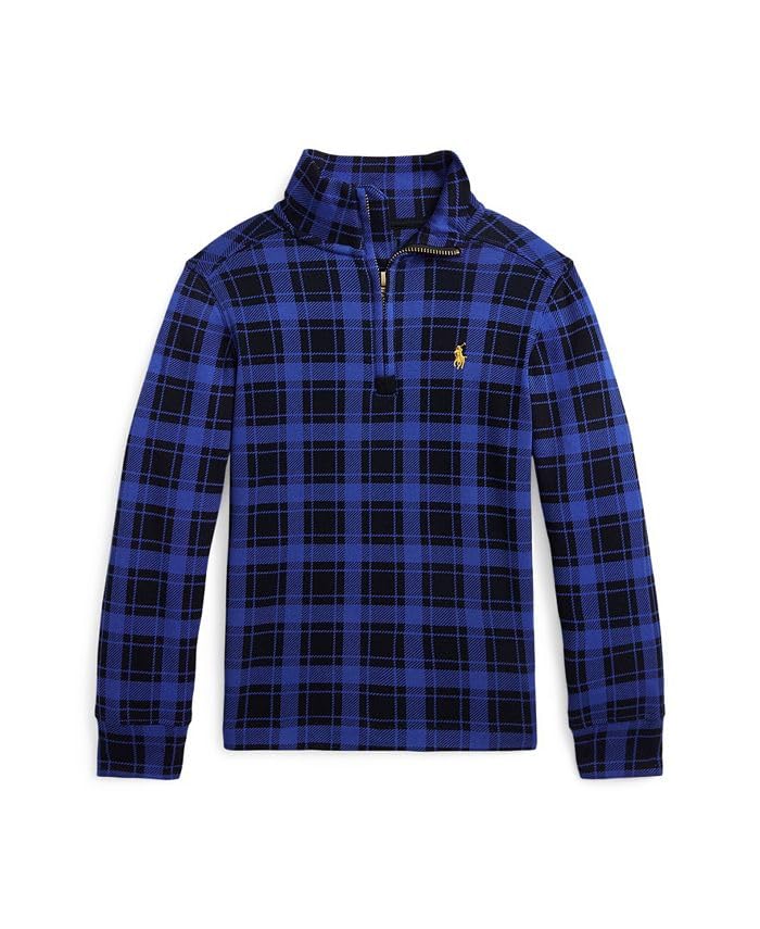Polo Ralph Lauren Boys Plaid Cotton Plaid Pullover Sweatshirt 2 2T