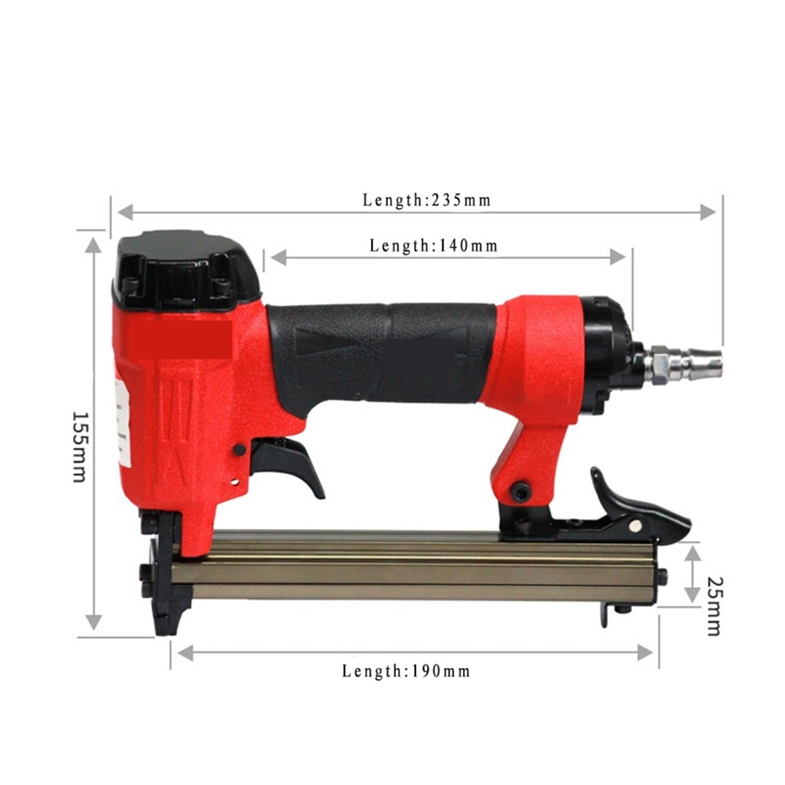 Pistola sparachiodi, Pistola Pneumatica For Graffatrici/Pistola Sparachiodi Chiodatrice E Cucitrice For Chiodi Da 1,2x0,6 Mm, 4-7 Barre For Progetti Fai Te Tappezzeria