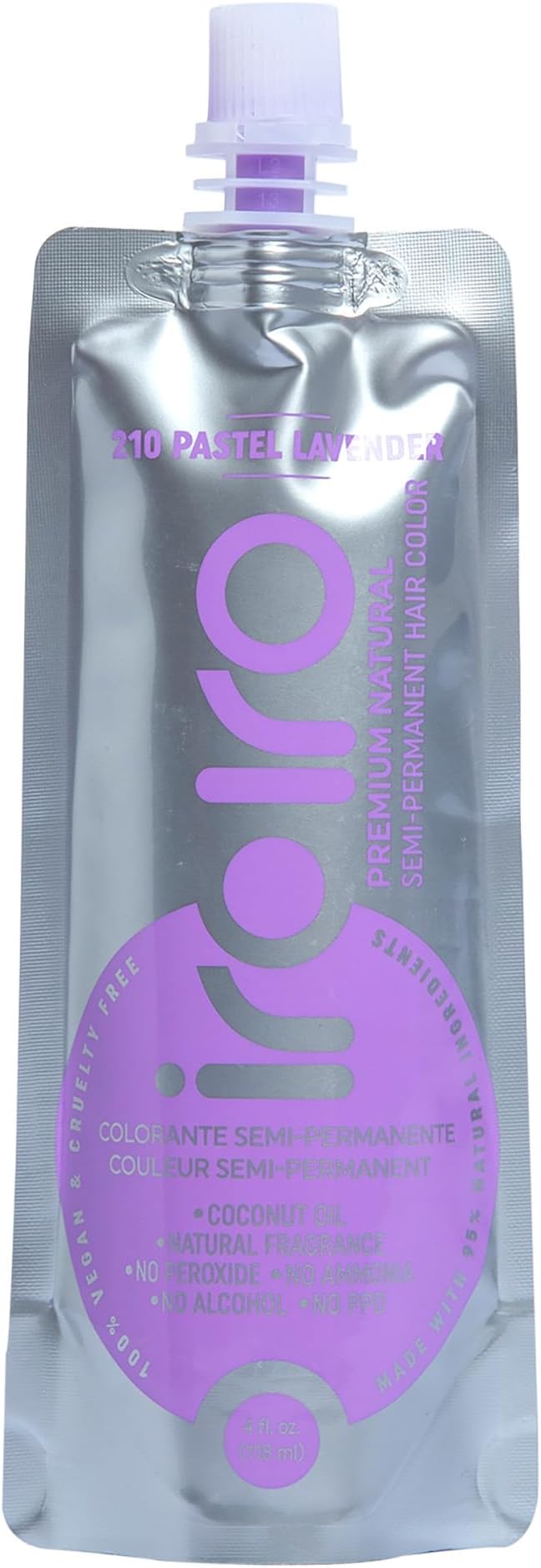 Premium Natural Semi-Permanent Hair Color 210 Pastel Lavender (4oz)