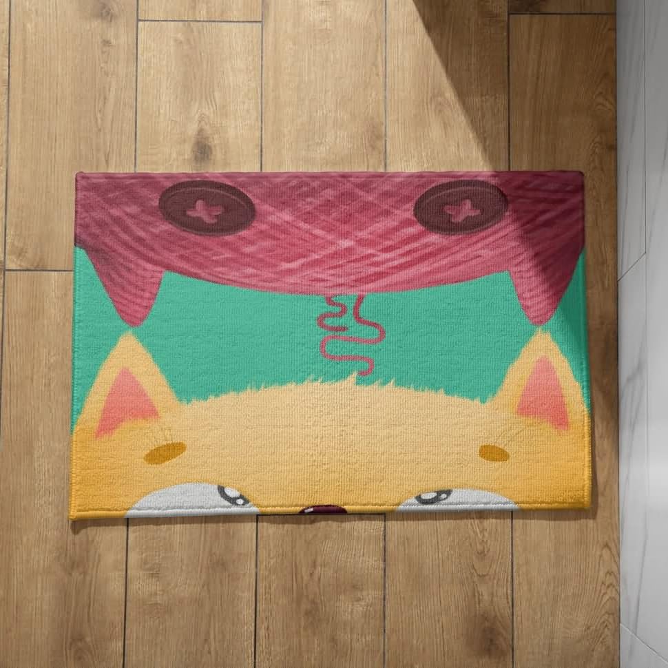 EHOMERY Alfombra Ultrafina Alfombrilla Cocina Lavable Antideslizante Dibujos Animados de Niños Alfombra Salon Lavable Alfombrilla Bañera Antideslizante 40x60cm,