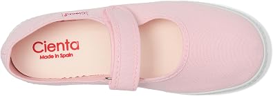 Cienta Kids Shoes 56000 Ideal for Infants/Toddlers/Little Kids Canvas Lining Rubber Outsole - Washable Light Pink 22 (US 6 Toddler) M