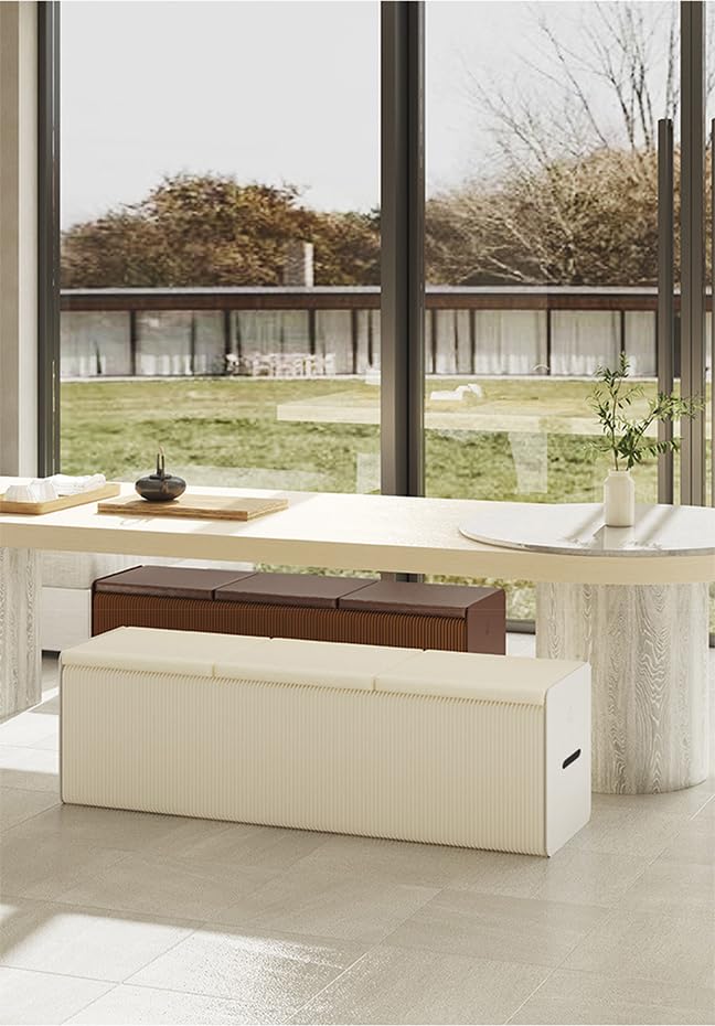 Amazon.co.jp: CAGUUU ペーパーベンチ ロングスツール 折りたたみ式