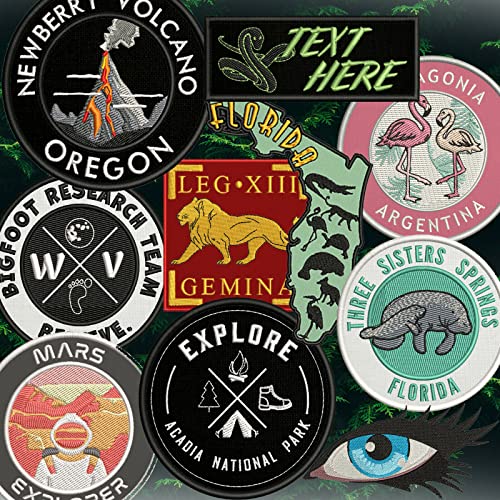 Biohazard Symbol Zombie Apocalypse Embroidered Patches, Bright Vivid Colors, Sew On / Iron On Patch Applique For Clothes, Jackets, Pants, Backpacks, Dress, Hat, Caps, Jeans #TOP2