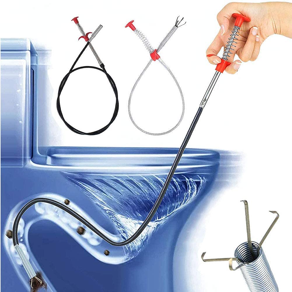 Deoxys Sink Cleaning Hook Sewer, Spring Cleaner Hair Dredging Tool-1.6 Meter(160 cm), (B09718HTHL) Amazon Price History, Amazon Price Tracker