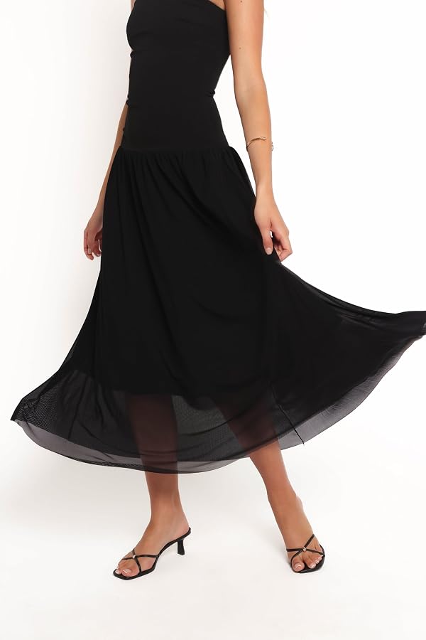 Caitie Midi Dress - Black L by Petal & Pup - Used condition - Image 3