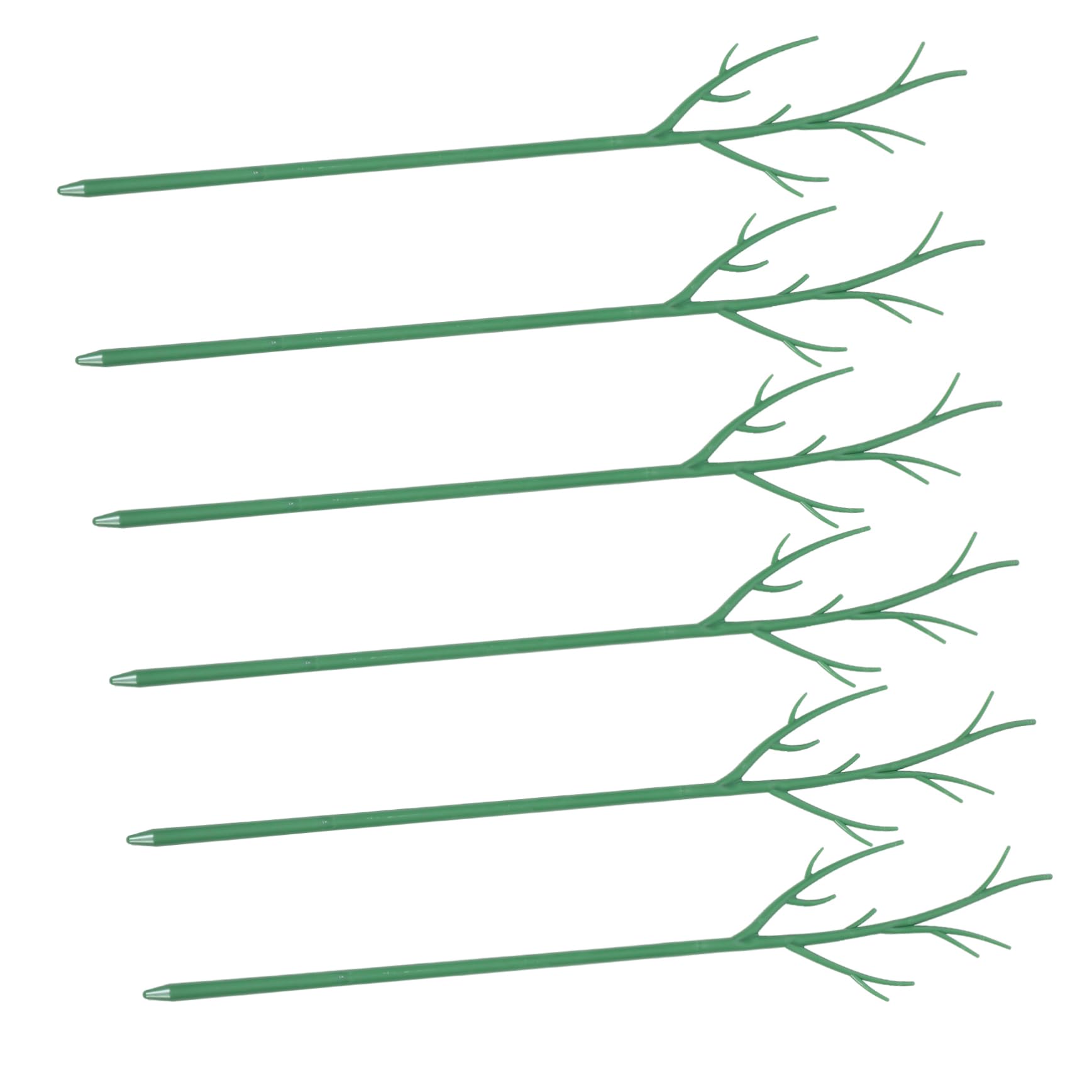 6pièces Piquets De Support pour Plantes Détachables Lot de Treillis Plastique pour Plantes Grimpantes Et Potted Plants Accessoire De Jardin Pratique Et Élégant