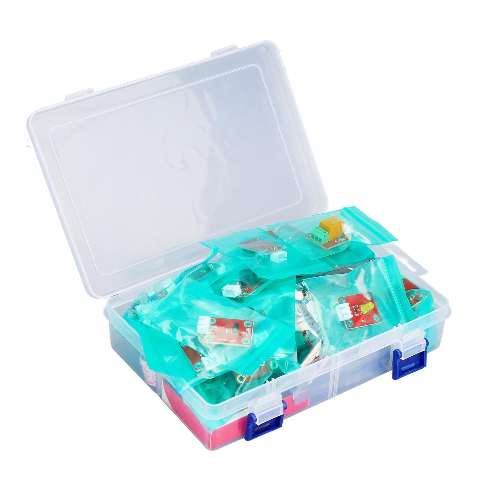 Kit di Programmazione per Principianti, Kit di Apprendimento per Scheda di Sviluppo Sensori di Programmazione Grafica in Plastica ABS per Principianti Adatti, Stazioni di Saldatura