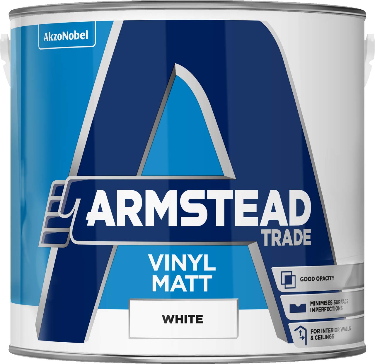 Armstead White Trade Vinyl Matt - 2.5L