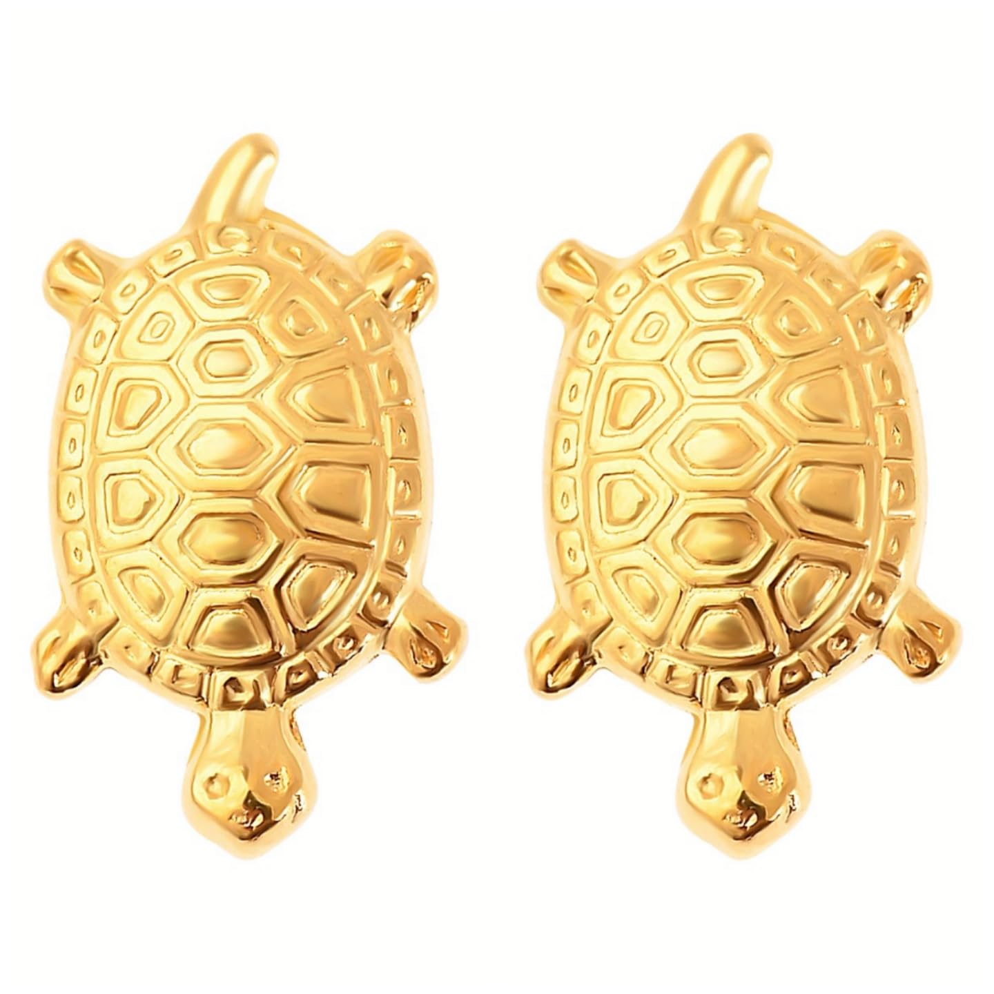 Amazon.co.jp: 銭亀 金亀 ミニ 2個入り 幸運 健康 長寿 亀お守り