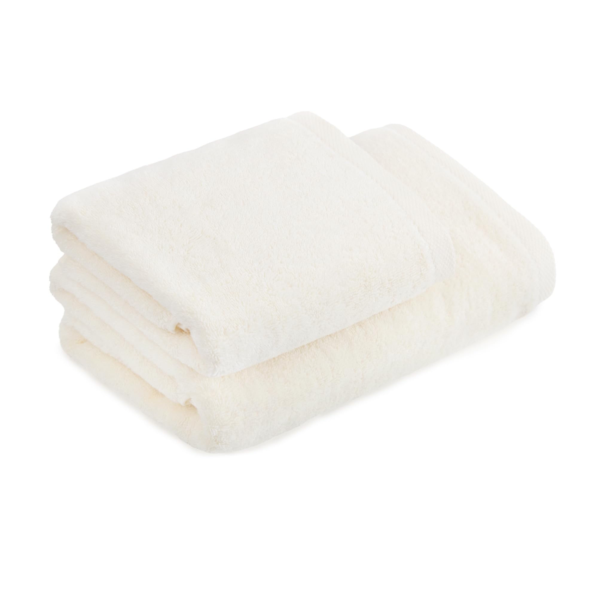 Zwoltex – Set di 4 asciugamani AURA Asciugamano Premium, Ecru