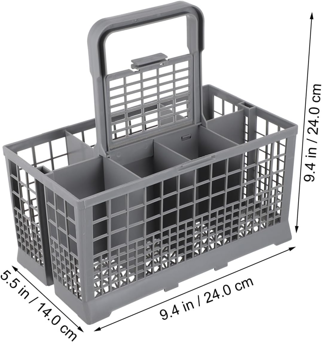 SHOWERORO Dishwasher Cutlery Rack Utensil Storage Basket for Efficient Draining and Organization Compatible Dishwasher Models