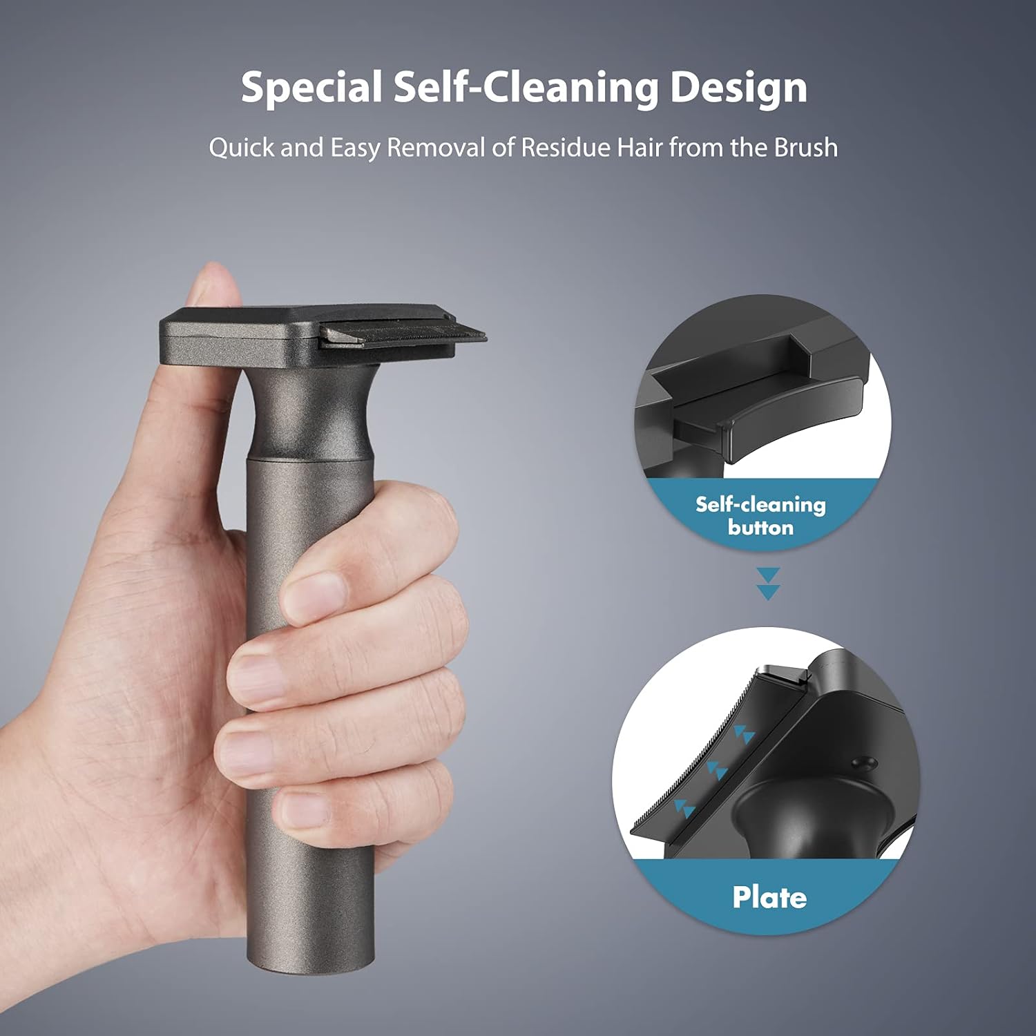 Aumuca Deshedding Brush, Detachable Deshedding Tool for Cats Professional Cat Brush and Dog Brush Effectively Reduces Shedding by up to 95%