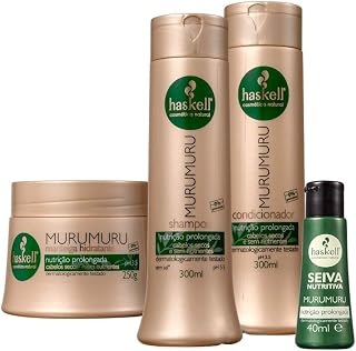 Hidratação Profunda Vegano Haskell Murumuru 4 Prod +
