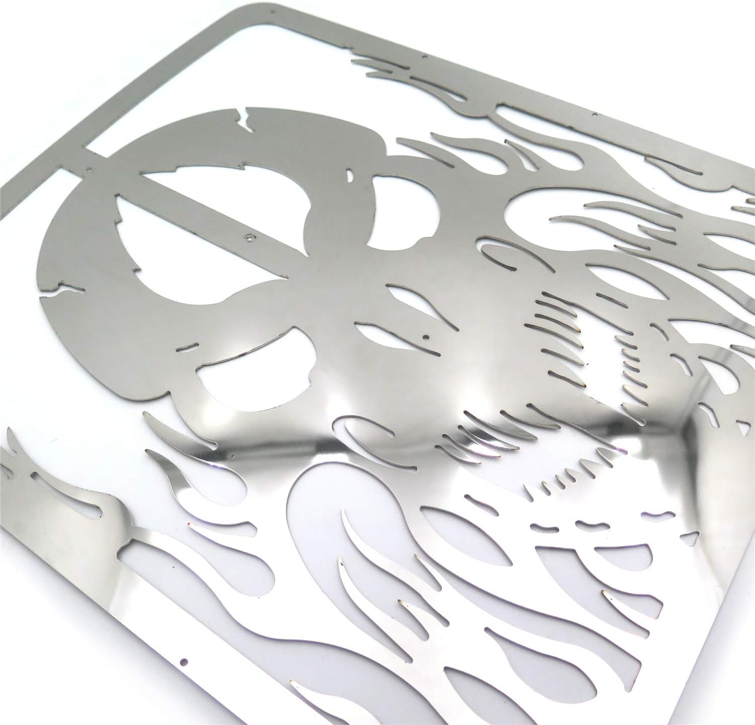 HONGK- Skull Radiator Grille Guard Cover Protector Compatible with Banshee Grill 1986-2007 A [B01CTJTWCQ]