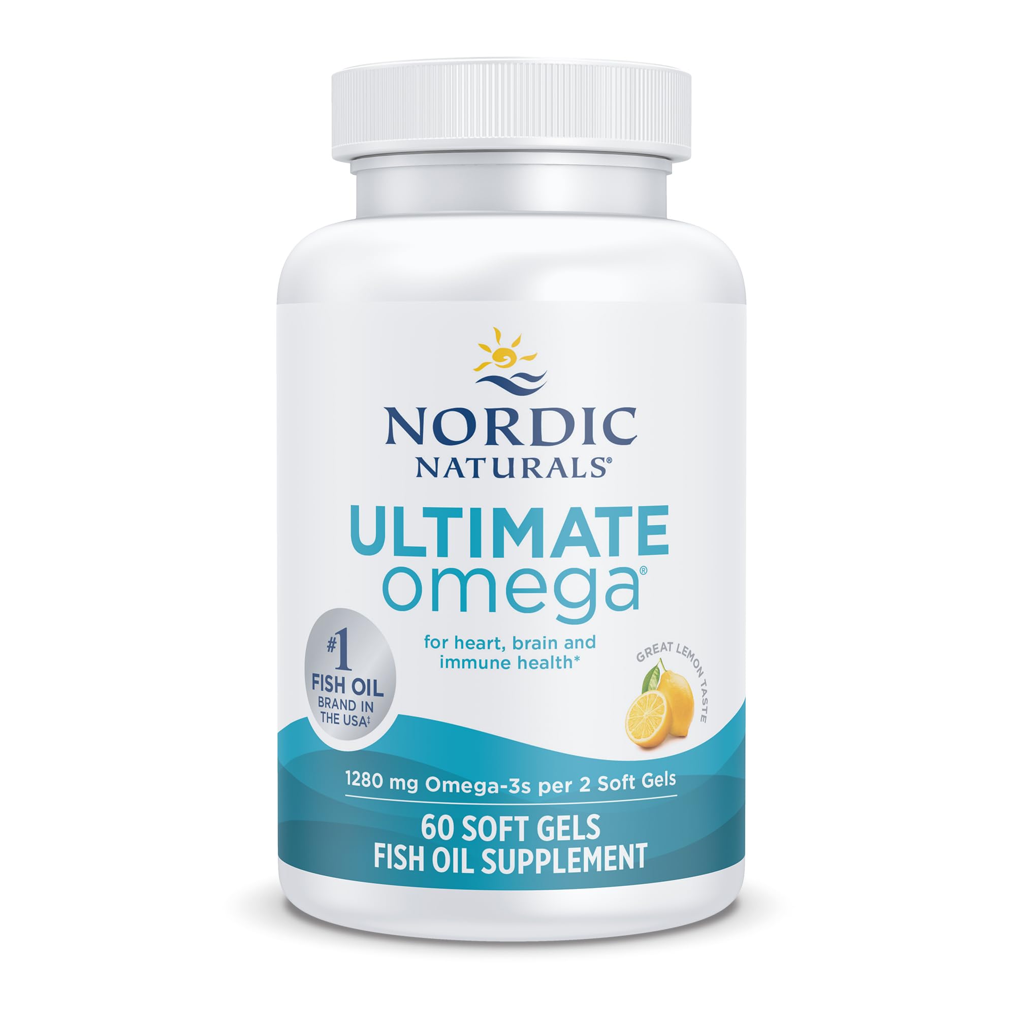 Nordic Naturals Ultimate Omega, 1280mg Omega-3 Fish Oil, Lemon - 210 Count — Amazon image 11