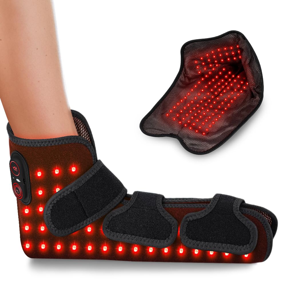 Ankle Heating Pad, Red Light Belt Foot, Heated Ankle Wrap