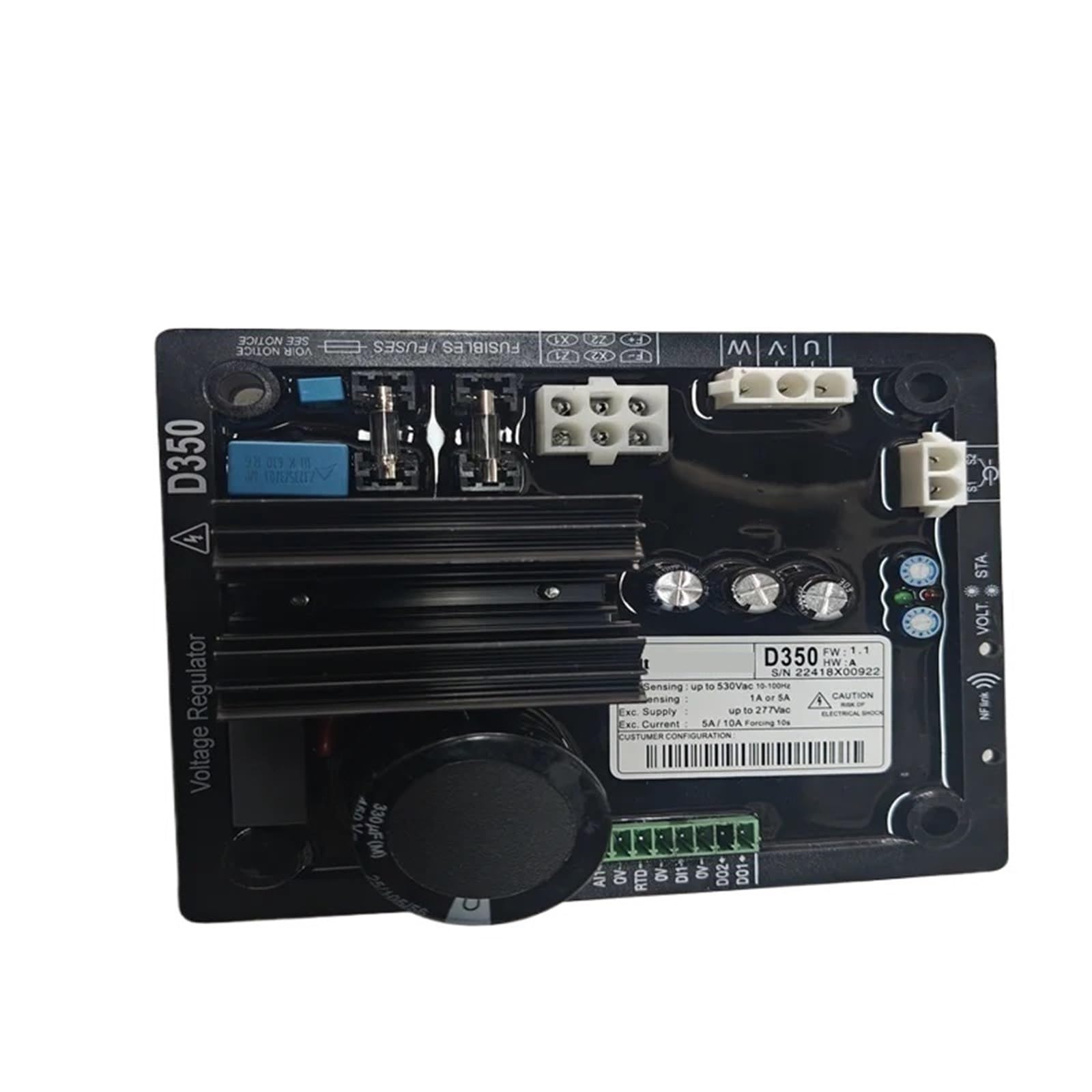 XXUCZVRYO 1pcs D350 AVR Copy Generator Automatic Voltage Regulator Stabilizer Control Board Diesel