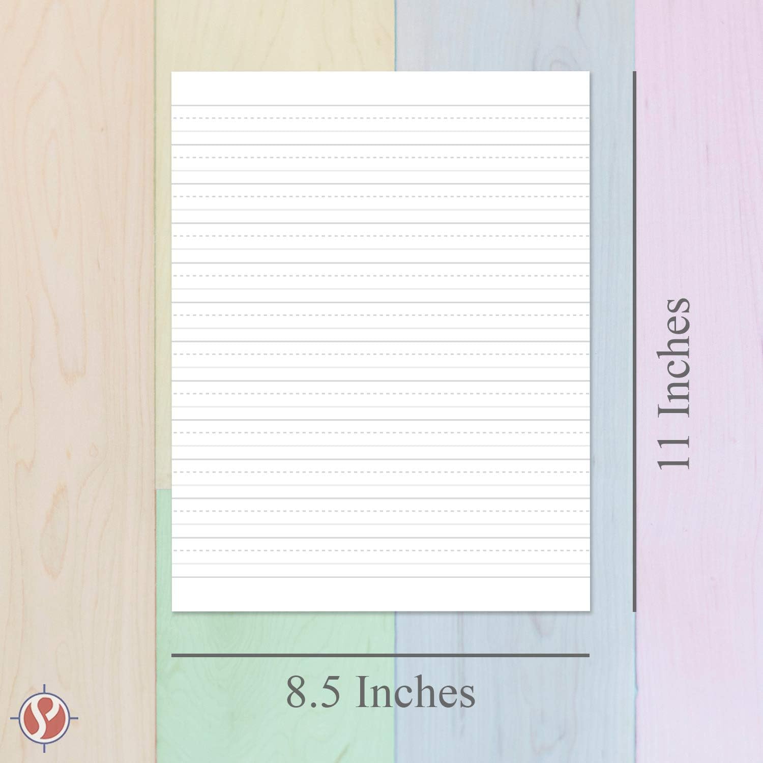 Skip A Line Paper - Writing Paper On 20Lb. 100 Papers per pack (8.5-x-11-inch)