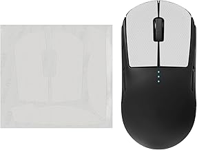 kwmobile Mouse Grip Compatible with Logitech G Pro Wireless 1 Grip Tape - Anti-Slip Pre-Cut 0.5mm Thick White