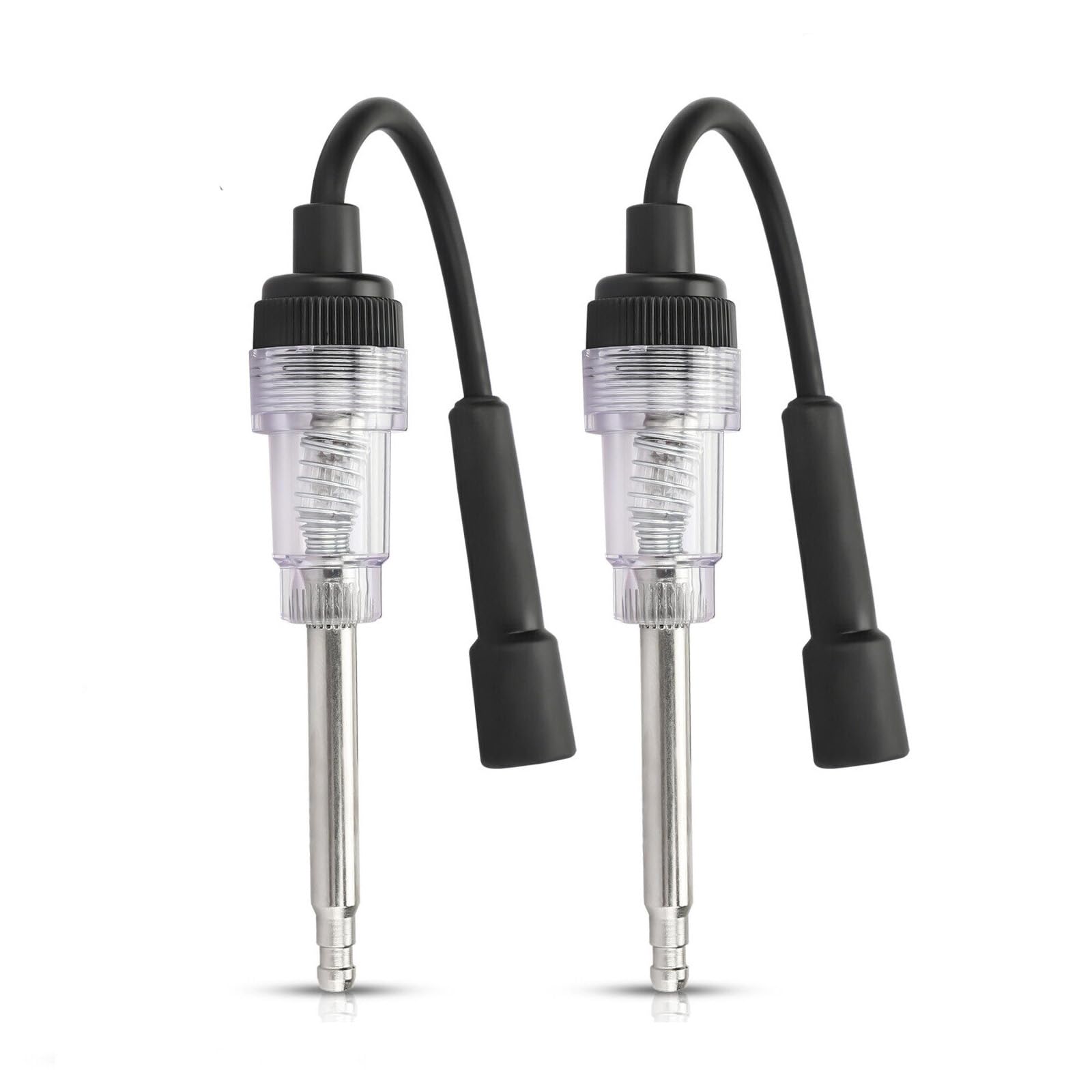 2Pcs Spark Plug Tester Ignition System Coil Engine in Line Auto Diagnostic Test Tools for Automotive Car Inline Spark Plug Tester