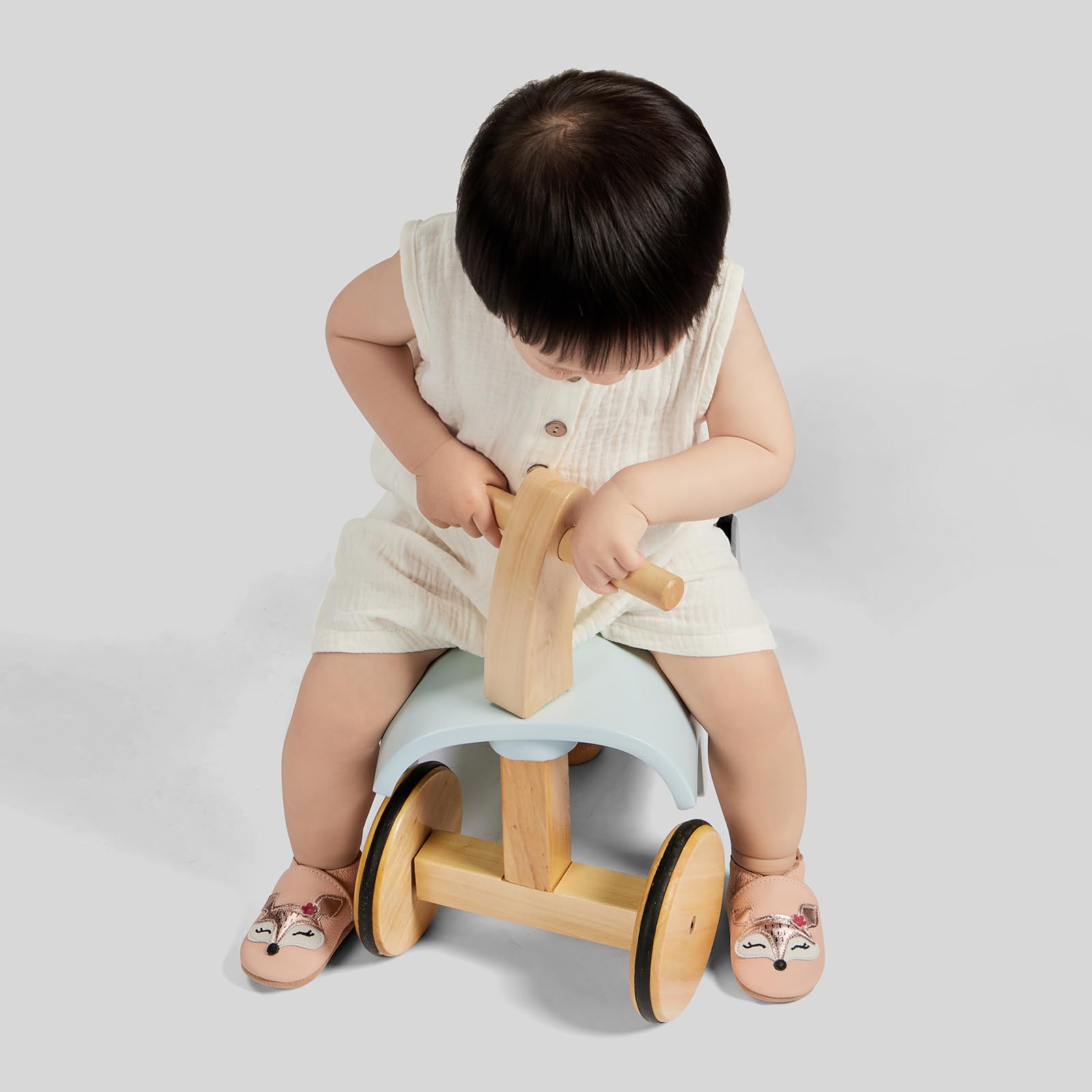 IceUnicorn Primeros Zapatos para Niños Zapatos de Cuero Suave para Bebés Zapatillas de Estar por casa para Niños