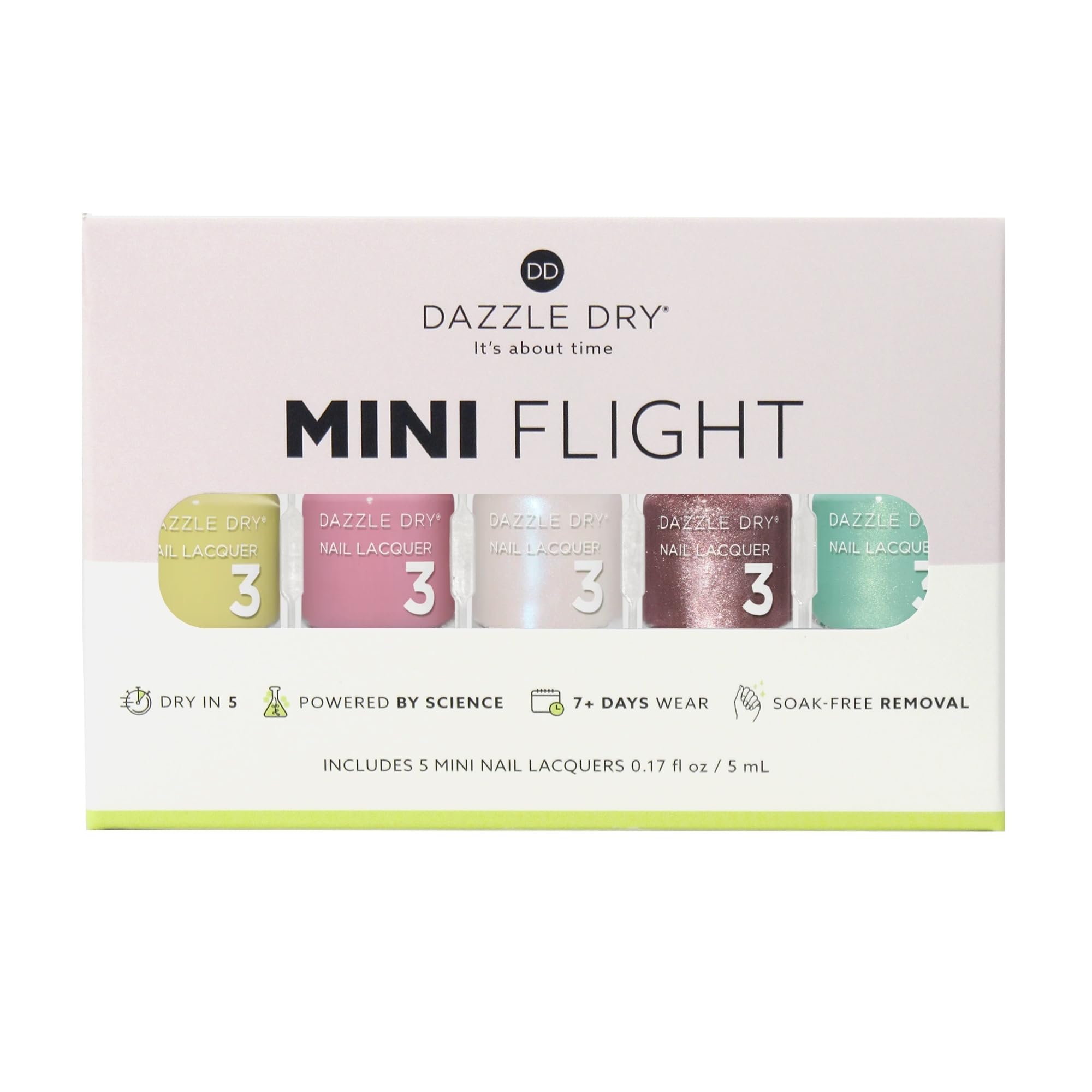 Dazzle Dry Mini Nail Lacquer Flight – Fast-Drying Nail Color Collection