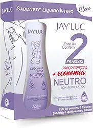 Kit Sabonete Líquido Íntimo Neutro Jay Luc 200Ml Combo Sabonete Íntimo Com Ácido Lático Roxo Todos Os Tipos De Pele Este Kit Contém 2 Frascos De 200Ml