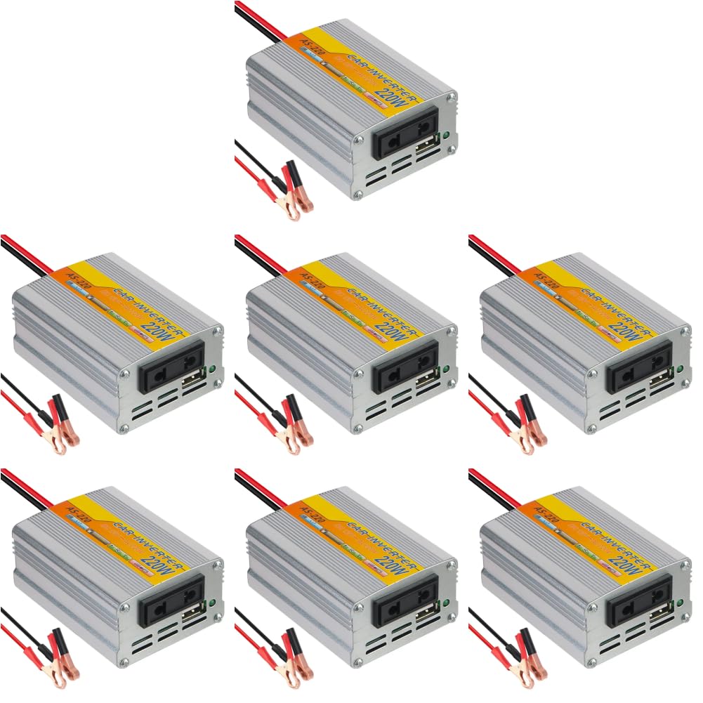 Generic Power 220W falownik samochodowy z portem USB DC 12V na AC 220V do urządzeń mobilnych i laptopów