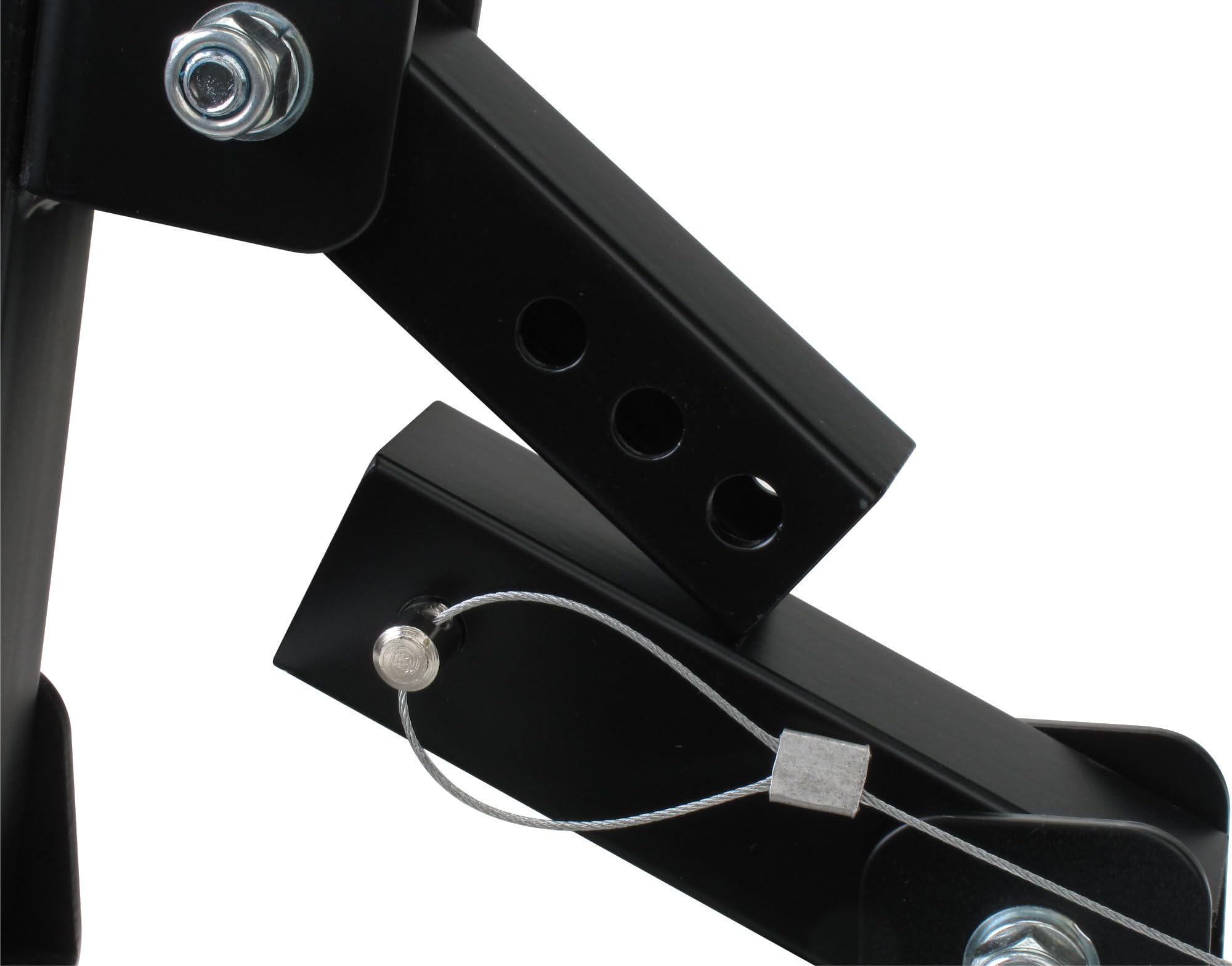Pronomic Coppia di Supporti da Parete WSM-1 per Casse Acustiche, Peso: 2 | Supporto da parete in acciaio per casse, Portata massima 40 kg, Distanza dalla parete da 25 cm a 35 cm, Altezza totale: 49 cm